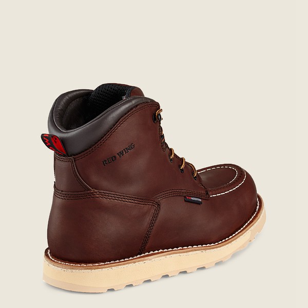 Bottes de Sécurité Red Wing - Traction Tred - 6-Inch Waterproof Toe - Marron Foncé - Homme 725DRXCQJ